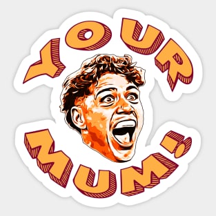 Brisbane Broncos - Reece Walsh - YOUR MUM (Colour Version) Sticker